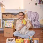Dia Mirza Instagram - As a mom, I am always looking for products that are safe, mean no harm to the environment and are made from a mother's perspective. I especially look for toys that involve more play! We seem to have taken the real fun out of children’s toys, making most of them primarily educational and flooded our homes with plastic 🤯 Which is why I admire and appreciate @shumeetoys. These toys are built on the pillar of sustainability and give back to local artisans. They also enable my son to achieve development milestones while at play! Proud to be a member of the #playwithshumee family 🌏✅🐯🦋🐘🦚🌳 #Dia❤️shumee #indiantoybrands #woodentoys #sustainableplay #madeindia #vocalforlocal India