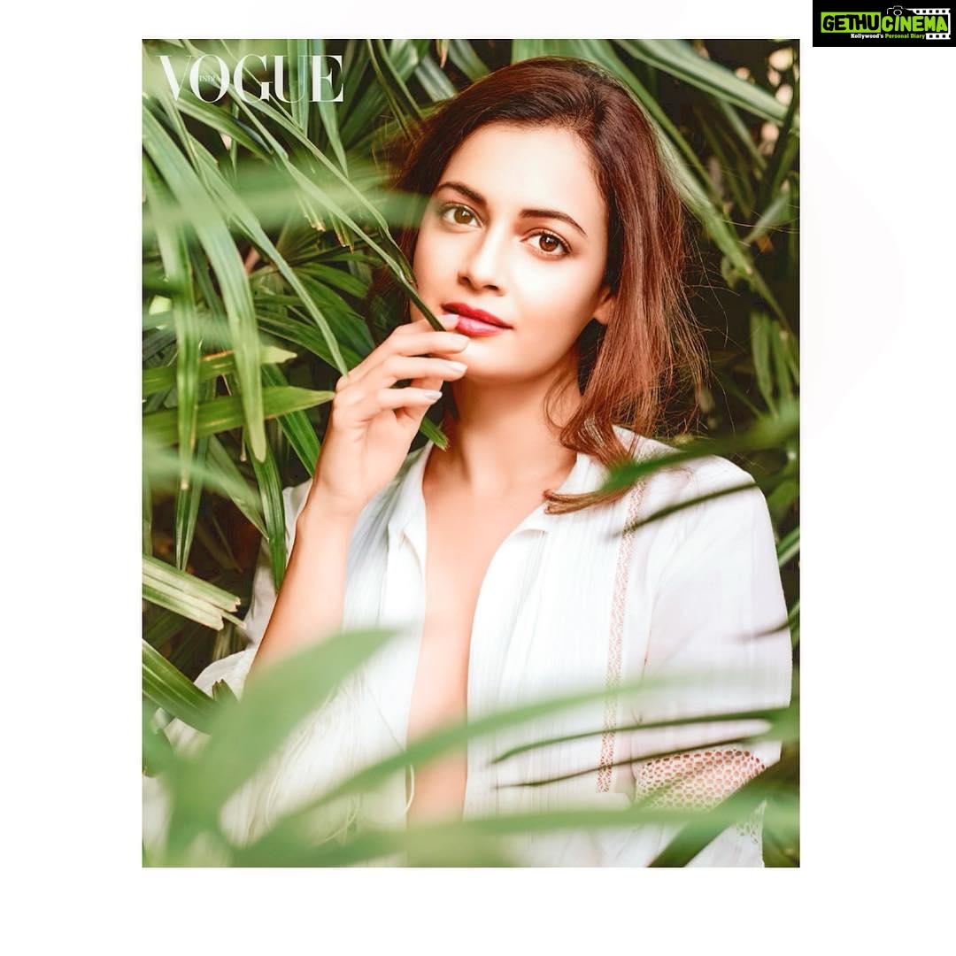 Dia Mirza Instagram - Throwing it back to a special feature with @vogueindia 💚🌳 #ThrowbackThursday Photography: @thebadlydrawnboy Bikramjit Bose, Stylist: @riakamat Ria Kamat, Hair: Monnie K/Faze Management, Make Up: Sergio Alvarez/Faze Management Mumbai, Maharashtra