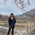 Dia Mirza Instagram – Moments between moments of light and dark… moving ahead from Sangla where we made incredible memories ❤️ #Kaafir  #TravelWithDee #Spring #MagicalMountains #Himalayas Himachal Pradesh