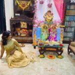 Dimple Chopade Instagram - Festival Brings Positivity 💫 🌺Ganpati Bappa Morya 🌺 Home Sweet Home