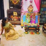 Dimple Chopade Instagram - Festival Brings Positivity 💫 🌺Ganpati Bappa Morya 🌺 Home Sweet Home