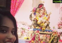 Dimple Chopade Instagram - Festival Brings Positivity 💫 🌺Ganpati Bappa Morya 🌺 Home Sweet Home