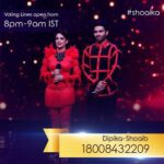 Dipika Kakar Instagram - Your love & support motivates us the most to bring out something new every week♥️💃🏻 Keep voting, lines are open till 9am tomorrow☺ #votenow #nachbaliye8 #shoaika
