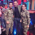 Dipika Kakar Instagram - Coincidence struck right😁 matching outfits with our all time favourite judge @terence_here😍☺ #nachbaliye8 #behindthescenes
