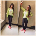 Dipika Kakar Instagram – Rocking the casual look in @shoaib2087’s shirt😜P.S- I love irritating him by stealing his clothes😉😋 #saturdaystyle #swagger