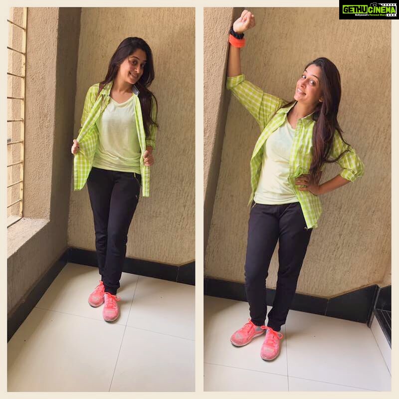 Dipika Kakar Instagram - Rocking the casual look in @shoaib2087's shirt😜P.S- I love irritating him by stealing his clothes😉😋 #saturdaystyle #swagger