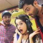 Dipika Kakar Instagram - Hello & welcome to 98.3 #radiomirchi with RJ Dipika & her baliye @shoaib2087 😜😉 #promotions #funtimes #nachbaliye8 @radiomirchi