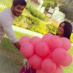 Dipika Kakar Instagram – He perfectly knows how to brighten up my smile😁🎈#lovehim❤ #happyus