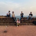 Dipika Kakar Instagram - The rocking Five !!! @shoaib2087 @abhishek09_singh @ankitazad46 @adityagoesinsta Chapora Fort, Goa, India