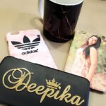 Dipika Kakar Instagram - Thank you so much @wrap.on for making me feel so special with these personalised phone cases☺💫 #gifts🎁 #feelsgood