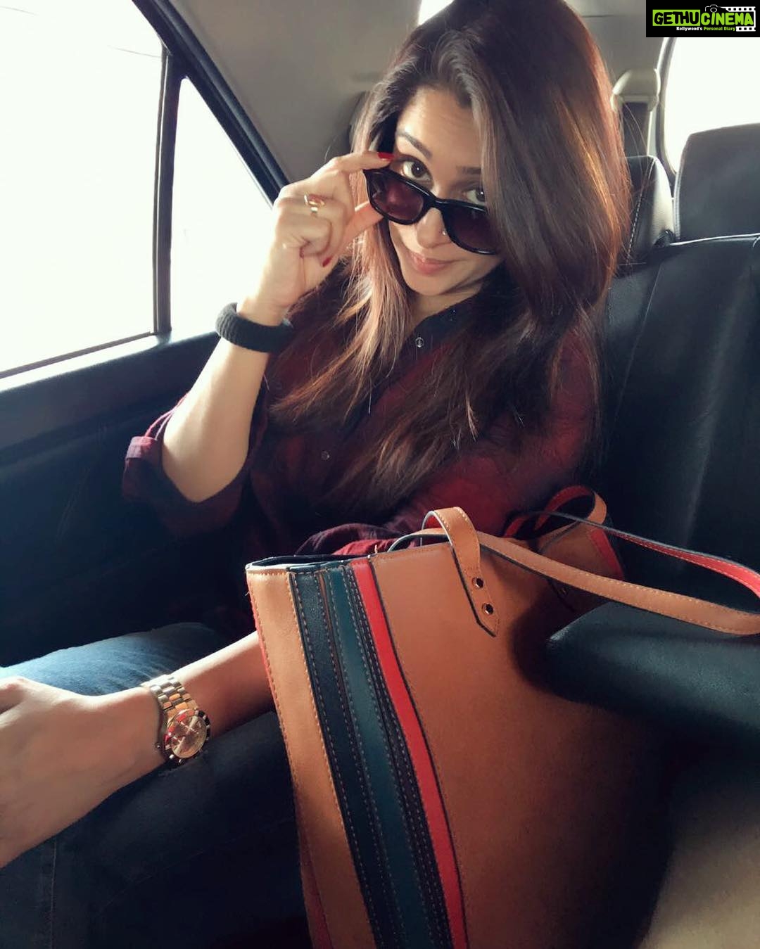 Dipika Kakar Instagram - Running errands on a bright sunny Thursday☀🕶 #afternoonride #shadeson