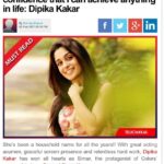 Dipika Kakar Instagram - Reel to real life, this interview has done complete justice to what I am off screen, thank you Srividyarajesh.😄 Curious to know the real me go check out my facebook page😁 #reeltoreal #prideandjoy