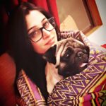Dipika Kakar Instagram - All I need is a warm blanket & some cozy cuddles from my baby for a peaceful night!☺❤ #goodnight #tired #postwork #cuddles #cutedog #weekend #offtosleep