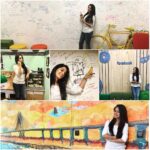 Dipika Kakar Instagram - It was an amazing experience to visit the quirky & eccentric Facebook Office! Thank you @chintanpavlankar #facebookmumbai #socialmedia #facebookwall