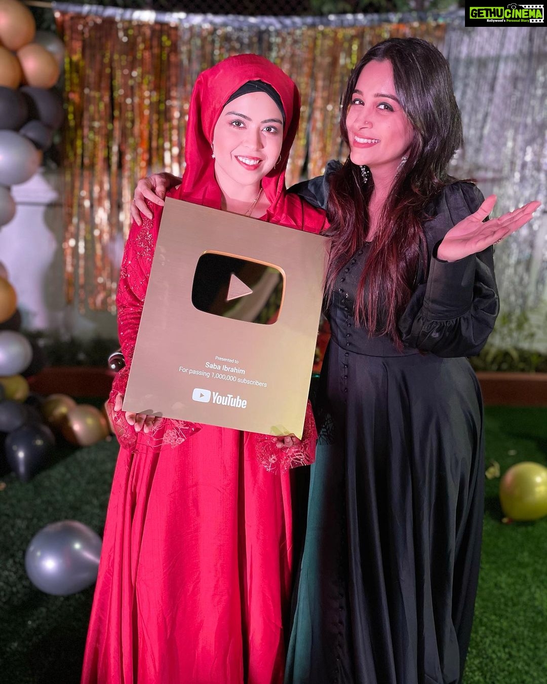 Dipika Kakar Instagram - I have no words to describe the happiness and the pride thats filled in my heart at this moment!!!!! My Gudiya has yet again proved herself! her dedication! & has crossed this milestone! Once again you make me really really proud @saba_ka_jahaan ❤️❤️❤️ isi tarah mehnat karti rehna...sky is the limit for u!!!