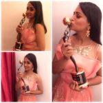 Dipika Kakar Instagram - Got My First Best Actor Award!!!! Thank you #9thboroplusgoldawards and THANK YOU @vikaaskalantri for Acknowledging my hardwork!!!!!! This means a lot 😊😊😊