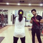 Dipika Kakar Instagram – after dragging me now @shoaib2087 is successfullin getting @sabaibrahim93 to the gym!!!! yipeeeee welcome @sabaibrahim93 !!! happy gymingggg 😂😂😂😂😂😊