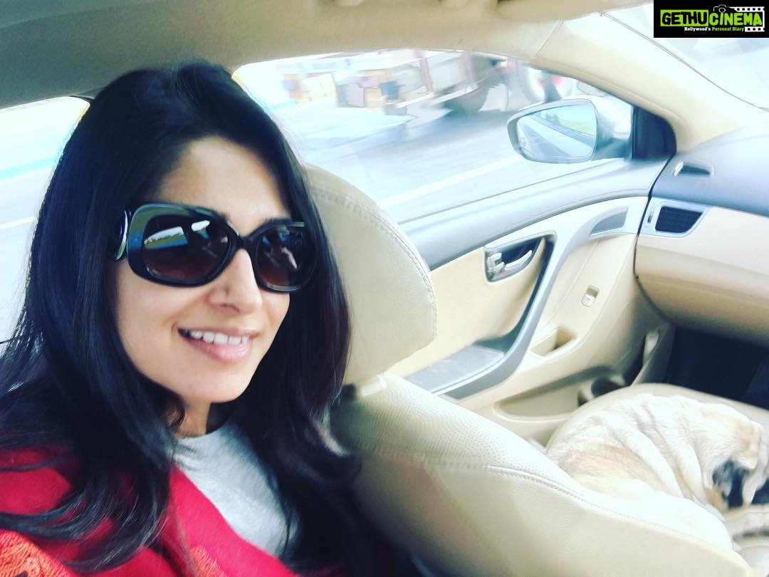 Dipika Kakar Instagram - On my way to Pune with cuddle and he is angry coz i didnt allow him to sleepπππ he had to get up at 6 am ππππ