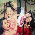 Dipika Kakar Instagram - @ritvi_anjali_sasural_simar_ka with me between shots!!! Shes innocent cute and adorable my darling anjali!!! 😘😘😘😘