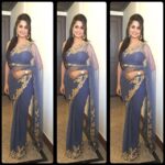 Dipika Kakar Instagram - At an event in Delhi for #joyhoneyandalmondlotion promotion. Styled by @nida248 wearing a @cherrynairstudio sarree. 😊.