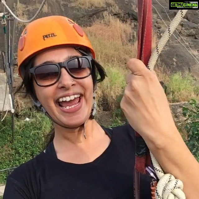 Dipika Kakar Instagram - Me enjoying the flying fox ride at #della #dellaadventure !!!! Missin it!!! Want to go back!!!! @shoaib2087 @sabaibrahim93