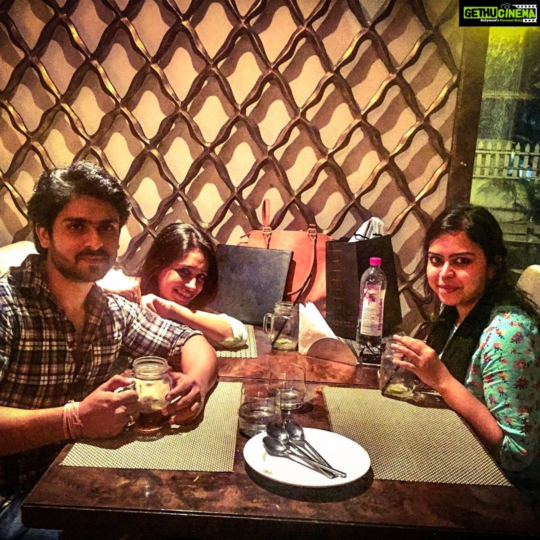 Dipika Kakar Instagram - After a long hectic day... This is what is a perfect dinner.. With people who are more than family to you... Thanks @sabaibrahim93 and @shoaib2087 for being the perfect company always. .. And for accompanying me in my craziness!!!! Love u both 😘😘😘😘😘