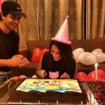 Dipika Kakar Instagram – Pic2…Cuting the cutest cake….Thank u guysss…. For all the effort…u all made me feel special!!! @shoaib2087 @sabaibrahim93 @jyotsnachandola #abhisheksharma #niteshsingh