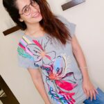 Dipika Kakar Instagram - Tadaaaaa!!!!!! And its done!!!! Bahut jagah par atki, meri pasand ke colors nahi the , kuch sukh gaye the , par jaise taise complete ho hi gayee.... And I liked it!!! what about u guys??? . . . #happiness #hobbies #tshirtpainting