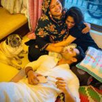 Dipika Kakar Instagram - Yes the most peaceful place is the mothers arms and sleeping in her lap❤️❤️❤️❤️ ... we both are undoubtedly having the most relaxed holiday being pamperred by Ammi 😍.... P.S: @shoaib2087 I’m her favourite 😜
