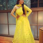 Dipika Kakar Instagram - Glowing in Yellow!!!!! the lovely outfit by @andcouture_thane jewellery by @the_jewel_gallery makeup by @im_mr_ketzsolzofficial_ hair by @shahingilani