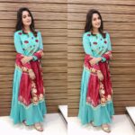 Dipika Kakar Instagram - Blooming with freshness 🌹 in this lovely outfit by @houseofzuhaf