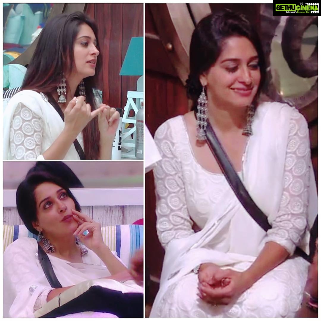 Dipika Kakar Instagram - She’s a proof that you can walk through hell and still be an angel.. 👼🏻 . . . . . Earrings by :- @jhaanjhariya . . . . #dipikakakaribrahim #bb12 #biggboss12 #colorstv @colorstv @endemolshineind