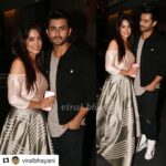Dipika Kakar Instagram - Each step that i take in life i need you besides me, because u being right next to me.. means the world to me 😍❤️ me styled by @styledbysaloni wearing @kalkifashion clicked by our fav @viralbhayani 😊 #Repost @viralbhayani with @get_repost ・・・ #dipikakakaribrahim with #shoaibibrahim 💓💞😍 #paltan bash @viralbhayani