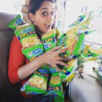 Dipika Kakar Instagram – Can you see my love for my favouriteeeeeee #unclechips 
#childhoodmemories #happiness