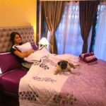 Dipika Kakar Instagram - On a day off from work!!! unwinding in my favourite corner of the house is the best feeling in the world. Thank you SPACES for making my sleep full of comfort !!!! #SPACES #SLEEPHAPPY #comfortablespaces @spaces_india
