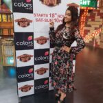 Dipika Kakar Instagram - At the press conference for #EntertainmentKiRaat !!! Can't wait for it to start!! Do watch it guys!!! @colorstv