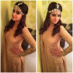 Dipika Kakar Instagram - The maang Tika took my breath away ✨✨ Thank you @aquamarine_jewellery for this stunning piece!