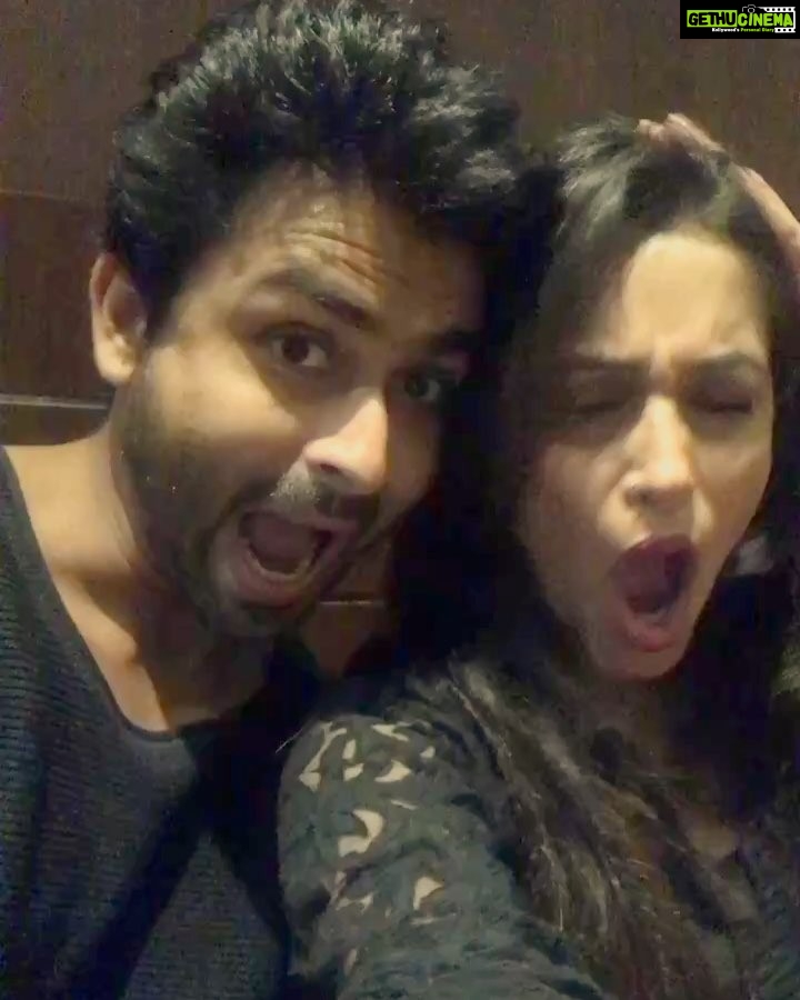 Dipika Kakar Instagram - I might look annoyed for the fun of it, but I’m actually glad you ‘bumped’ into my life and chose to stay! ☺💓 #BeingSillyTogether @shoaib2087