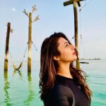 Divyanka Tripathi Instagram – When the sun declines, the moon shines.  Things change but always for good. Zaya Nurai Island