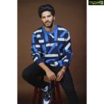Dulquer Salmaan Instagram - How to be a cool dad 😎 @netflix_in @collectiveindia @kenzo Styled by @aeshy Assisted by @tryagaintoobad #Kuruppromos #Netflix #tryingtobecool #aslways #heyatleastitry #finewhatever