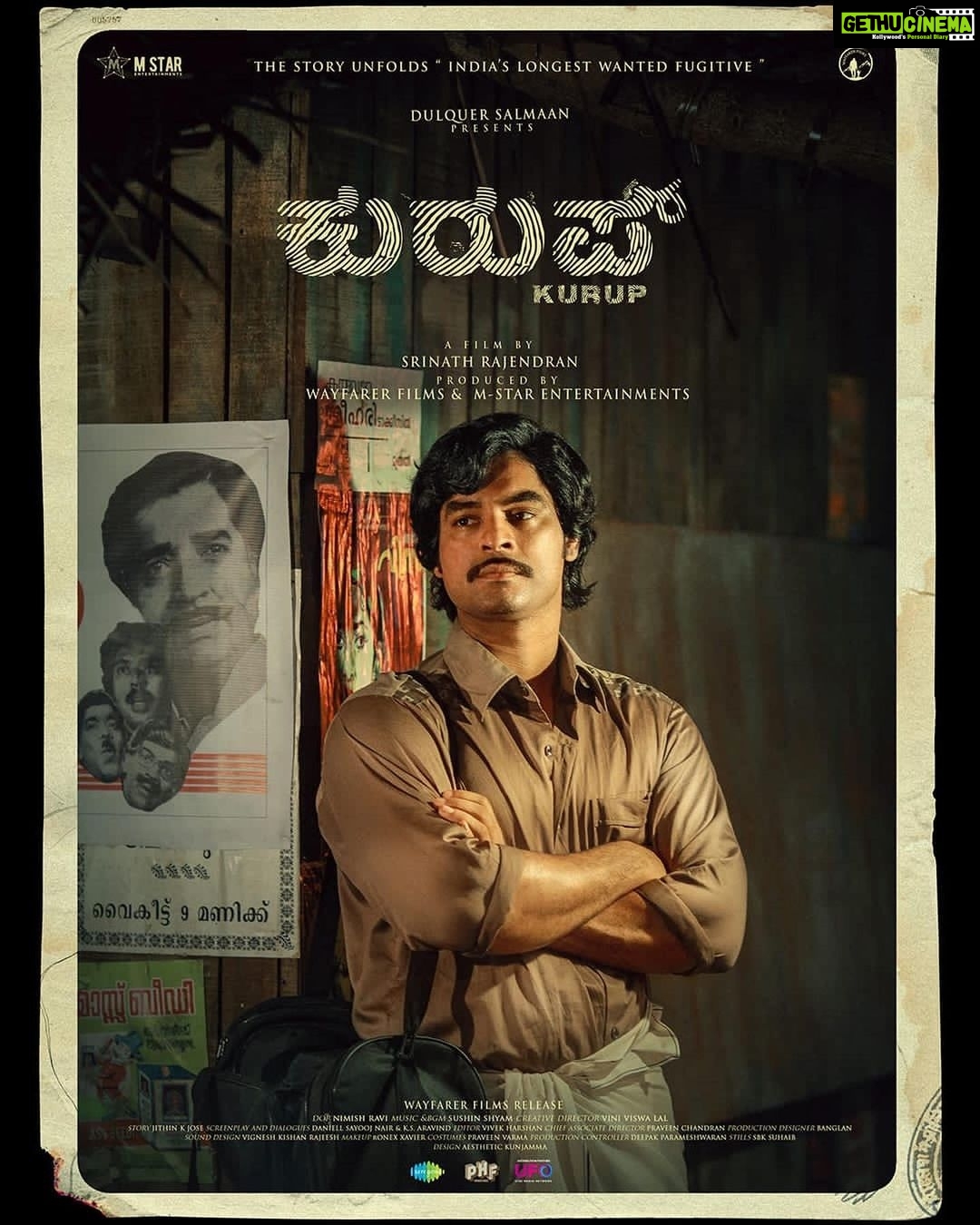 Dulquer Salmaan Instagram - @tovinothomas The mother of all Cameos. When one of our biggest stars/talents tells the director he wants to play the role of Charlie it gives me the kind of joy that I can’t describe. We are a small industry and when we come together and support each other we become a force. Tovi you were an absolute delight in Kurup. The way you played your role took our collective breaths away. It had innocence and hope and vulnerability. And the way you looked your part it took many viewers a second glance to recognise you. We have not mentioned you in a single promo or poster because we wanted to keep you as our biggest surprise. And you have been such a gentleman through all of it. For all of this and for being a friend and being the same from the time we met. I thank you from the bottom of my heart. We at @dqswayfarerfilms thank you for being a part of us. We are all rooting for you always. Let Minnal be as thunderous as it is Lightning. Love always. #whatastar #whatanactor #whatacameo #whataguy #onlylove #Family #OurOwn @kurupmovie @dqswayfarerfilms @mstarentertainments @pharsfilm @srinath__rajendran @dqsalmaan @sobhitad @indrajith_s @sunnywayn @shinetomchacko_official @bharath_niwas @surabhi_lakshmi @anupamaparameswaran96 @viniviswalal @nimishravi @sushintdt @jithinkjose @sayoojnair @ks_aravind001 @vivek__harshan @praveeen_chandran @benglann @mrrajakrishnan @rkvicky1990 @kishanmohan21 @pravn_vrma @krrishskumar @ronexxavier4103 @athira_diljith @sbk_shuhaib @aesthetic_kunjamma @shaneemz @anand_rajendran_ar @jom.v @bibinperumbilli @shamnadziyad @sujai_james @basil4u @nasreenabd @varghesemathew71 @saregamatamil @saregamamalayalam @ufomoviez @editoranukamala #കുറുപ്പ് #குருப் #కురుప్ #ಕುರುಪ್ #कुरुपु #kurup