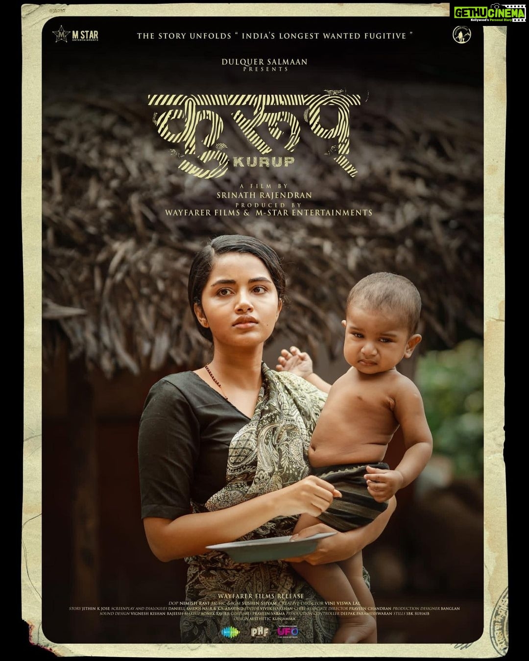 Dulquer Salmaan Instagram - Now that a huge number of people have watched #Kurup. It’s high time we thank two of our most special actors on the film. @anupamaparameswaran96 KD you are family to Wayfarer Films. From our first film you were a huge part of our beginning. When we were still learning and messing up you were patient and kind. You went as far as to stay back and work as an AD because you loved the team so much. Out of the blue we requested you to do a cameo in one of our most important and crucial roles. You didn’t hesitate for a second and dropped everything to accommodate our shoot. And what you gave to that role !!! It was sincere and from the heart. How you left your mark even with such short screen time. From the bottom of my heart and from the entire family of @dqswayfarerfilms we thank you ! We are your fans for life and you will always be a part of us. #ADKD #family #WayfarerFilms #OurOwn @kurupmovie @dqswayfarerfilms @mstarentertainments @pharsfilm @srinath__rajendran @dqsalmaan @sobhitad @indrajith_s @sunnywayn @shinetomchacko_official @bharath_niwas @surabhi_lakshmi @anupamaparameswaran96 @viniviswalal @nimishravi @sushintdt @jithinkjose @sayoojnair @ks_aravind001 @vivek__harshan @praveeen_chandran @benglann @mrrajakrishnan @rkvicky1990 @kishanmohan21 @pravn_vrma @krrishskumar @ronexxavier4103 @athira_diljith @sbk_shuhaib @aesthetic_kunjamma @shaneemz @anand_rajendran_ar @jom.v @bibinperumbilli @shamnadziyad @sujai_james @basil4u @nasreenabd @varghesemathew71 @saregamatamil @saregamamalayalam @ufomoviez @editoranukamala #കുറുപ്പ് #குருப் #కురుప్ #ಕುರುಪ್ #कुरुपु #kurup