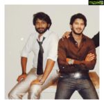 Dulquer Salmaan Instagram - Throwin it way back !! Wishing my brother @iamvikramprabhu the happiest of birthdays ! Machi. Annai. Big brother (even if you deny it) love you to bits ! From where we began to where we are, we have some legendary stories. Here’s to our journey continuing side by side always. Celebrating together is long overdue. Love always 😘😘❤️❤️ #realbrother #weyettoplayreelbrothers #makeithappen #happybirthday #ageinreverse