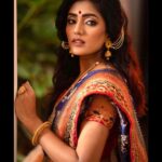 Eesha Rebba Instagram - In a world full of trends ,sometimes I just want to wear something classic ❤️ . . Outfit - @aditiagarwal_official MUA - @Makeupbyharita Hairstylist - @amar.hairstylist Jewellery: @hyderabadi_pearl