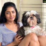 Eesha Rebba Instagram - Mumma’s boy🐶🐾❤️ #chinnu