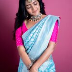 Eesha Rebba Instagram - 🌸🌸 Styled by @officialanahita Saree: @ridhis.sarees Jewellery: @mangatraineeraj Pic: @joshuamatthewstudio