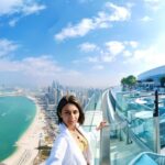 Erica Fernandes Instagram - View from up above 77th floor at the @addressbeachresort #dubai #dxb #instadaily #ericafernandes #love #theultimatebeachaddress Address Beach Resort