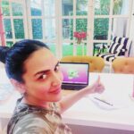 Esha Deol Instagram - Readings..... #workfromhome work in progress #scriptreadings #mondaymotivation #homeoffice #stayhomestaysafe