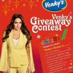 Esha Deol Instagram - Spread the Christmas Cheer! Participate in the contest and stand a chance to win delicious products from the House of Venky's @venkysuttarafoods