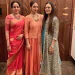 Esha Deol Instagram - Diwali celebrations at home with my beautiful ladies by my side my mother @dreamgirlhemamalini , mum in law @pujatakhtani & loved ones #happydiwali #family #homesweethome